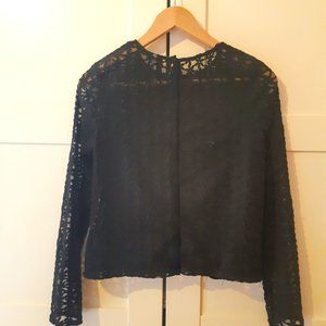 Black lace shirt